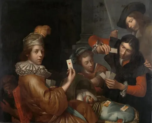 The Card Game on the Cradle: Allegory