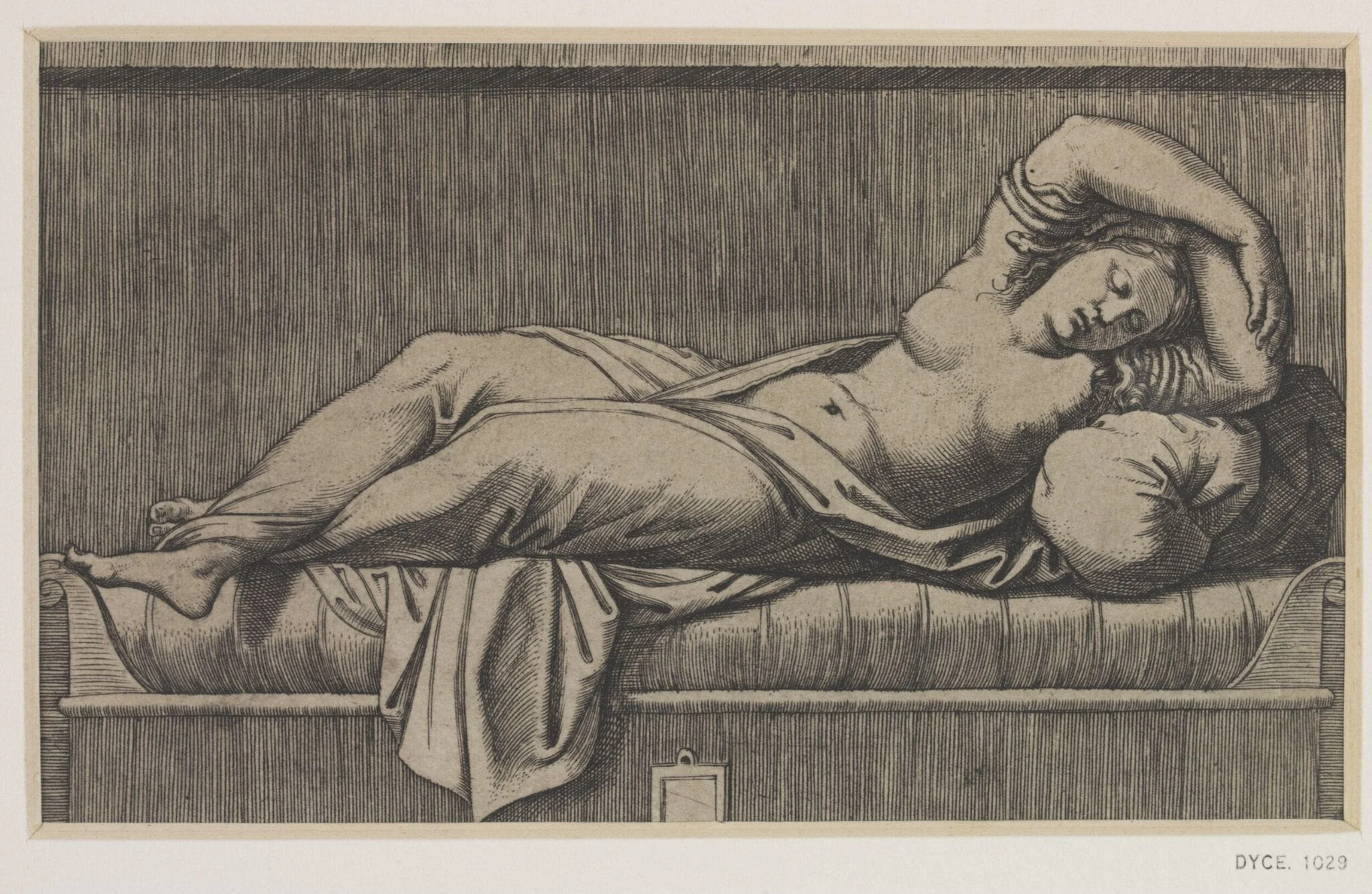 Cleopatra, by Marcantonio Raimondi, 1490