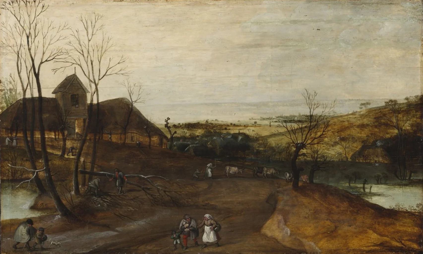 The Autumn, by Jacob Grimmer, oil, 1550