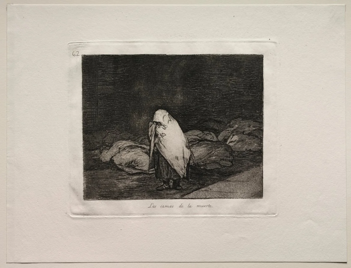 The Horrors of War:  The Beds of Death, by Francisco Goya, 1815