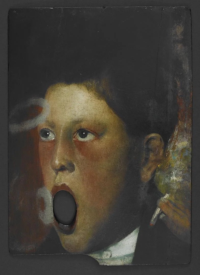 Boy Smoking, by Joseph Decker, unspecified