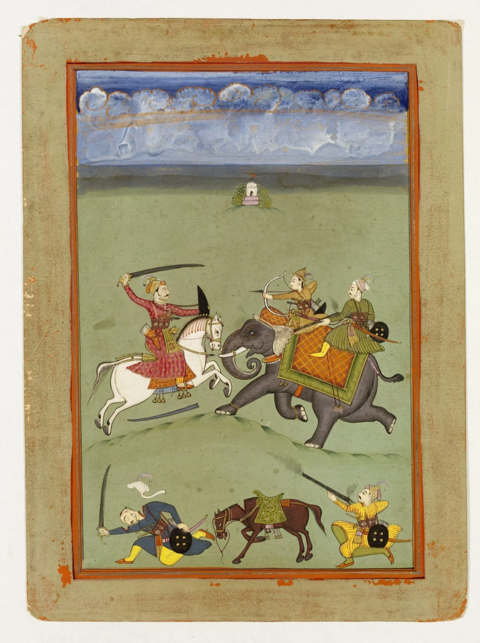 Nata Ragini, by Unknown, paint, 1710