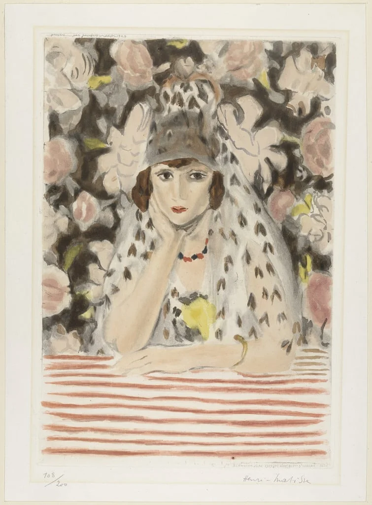 Untitled, by Henri Matisse Jacques Villon, ink, 1925