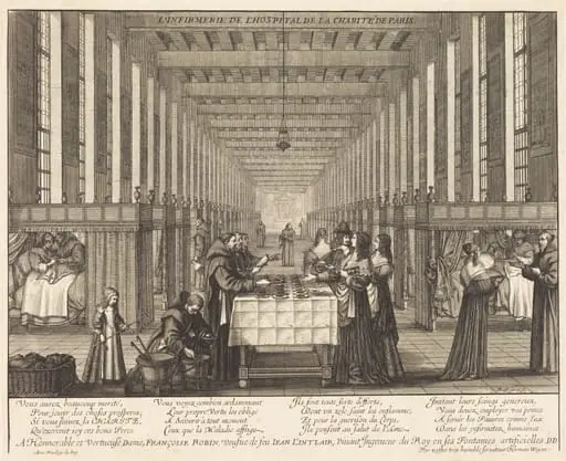 L'Infirmerie de l'hospital de la Charite de Paris