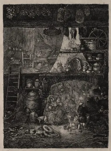 Peasant Interior in the Haute-Garonne
