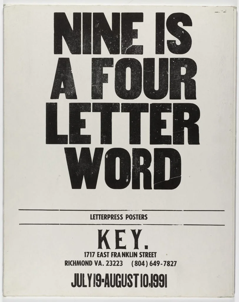 Untitled, by Davi Det Hompson, Ann Fessler, Charles Brohawn, Chris Mason, Cliff Baldwin, Carolee Schneemann, Various Artists Kay Rosen, 1991