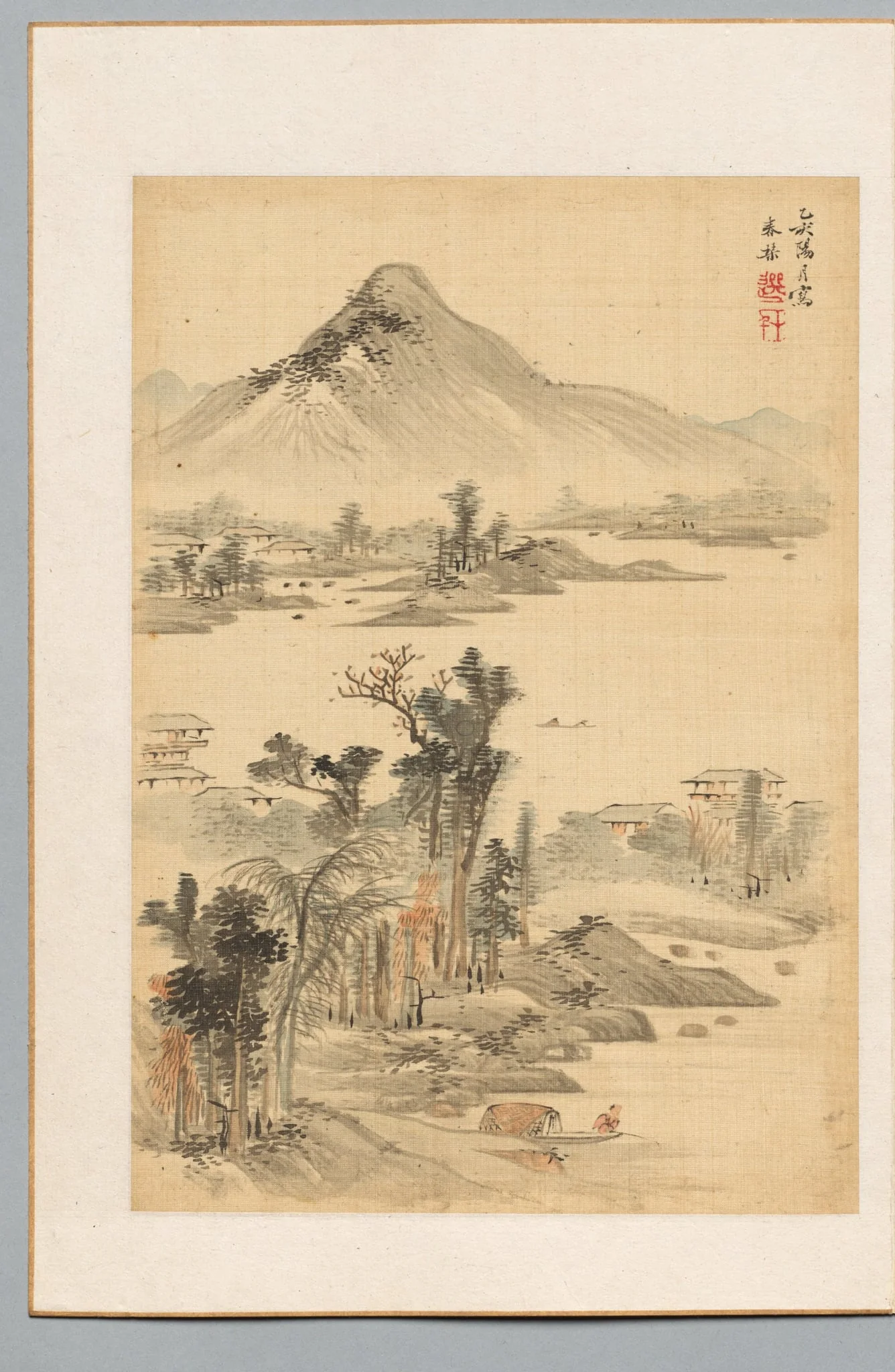 Landscape, by Uragami Shunkin, 1815