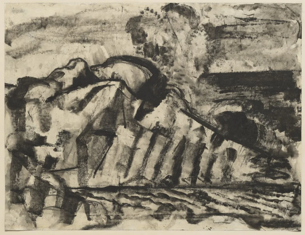 Untitled, by Maurice Sterne, crayon, 1916