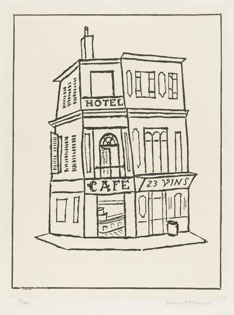 Untitled, by Davis, ink, 1928