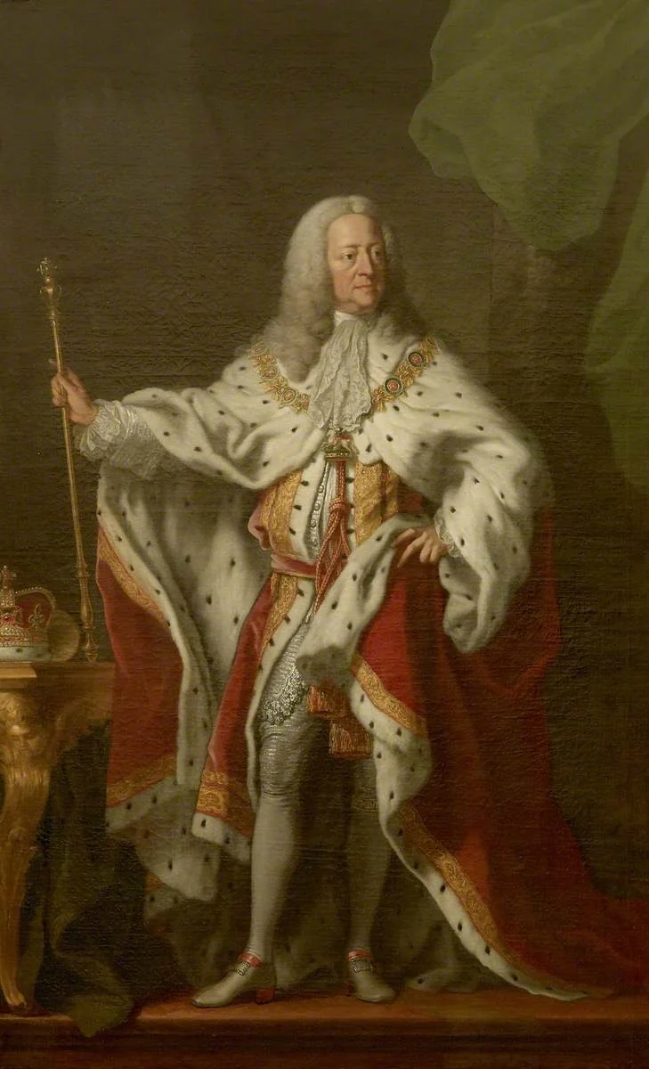 George II (1683–1760), by John Shackleton, oil, 1762