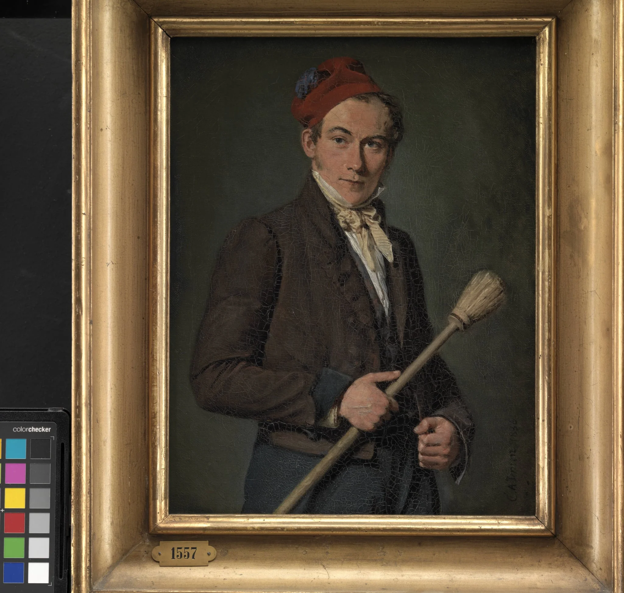The Scene-Painter Troels Lund, by Unknown, 1836