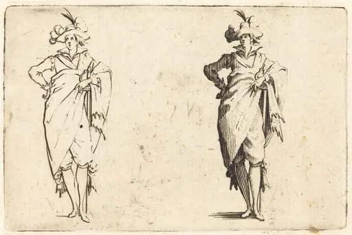 Gentleman Viewed from the Front with Hand on Hip