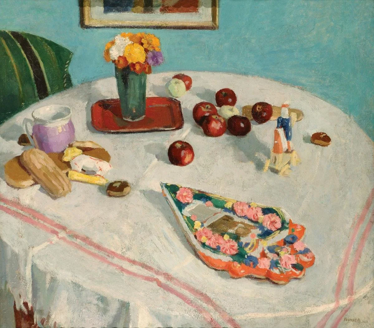 Still-Life with a Gingerbread Heart