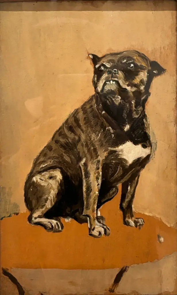 Touc, Seated on a Table