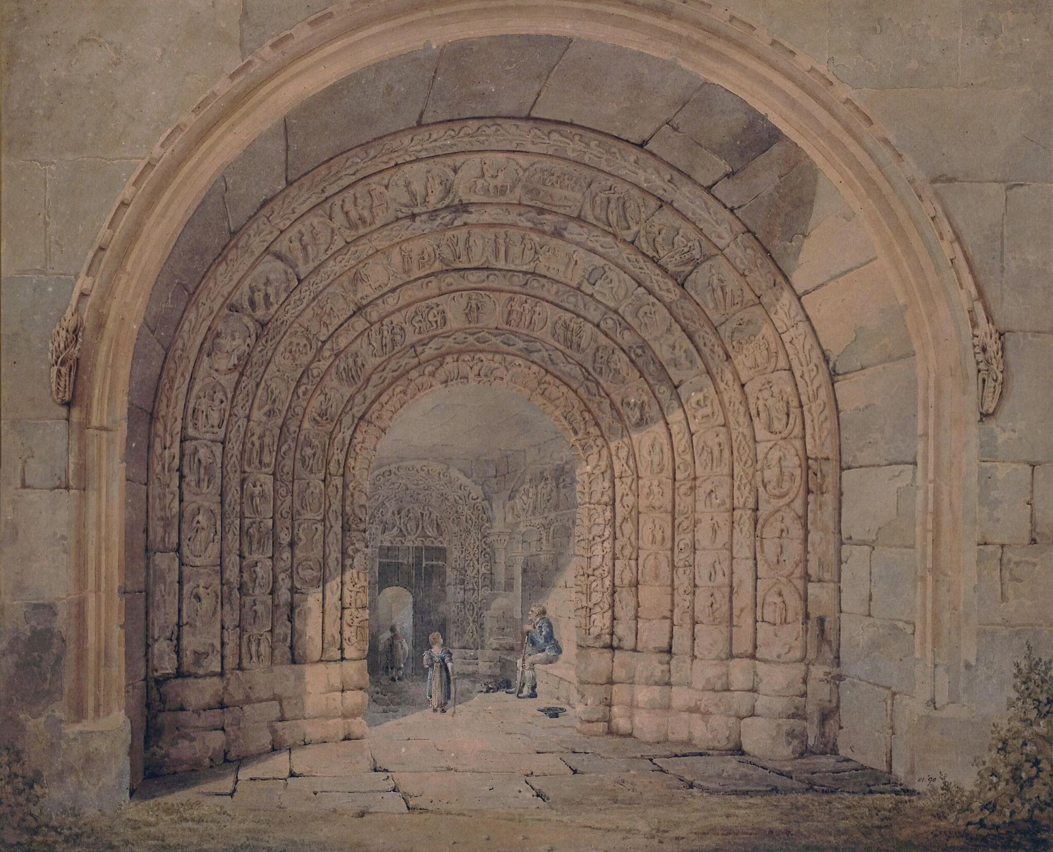 The South Doorway of Malmesbury Abbey Church