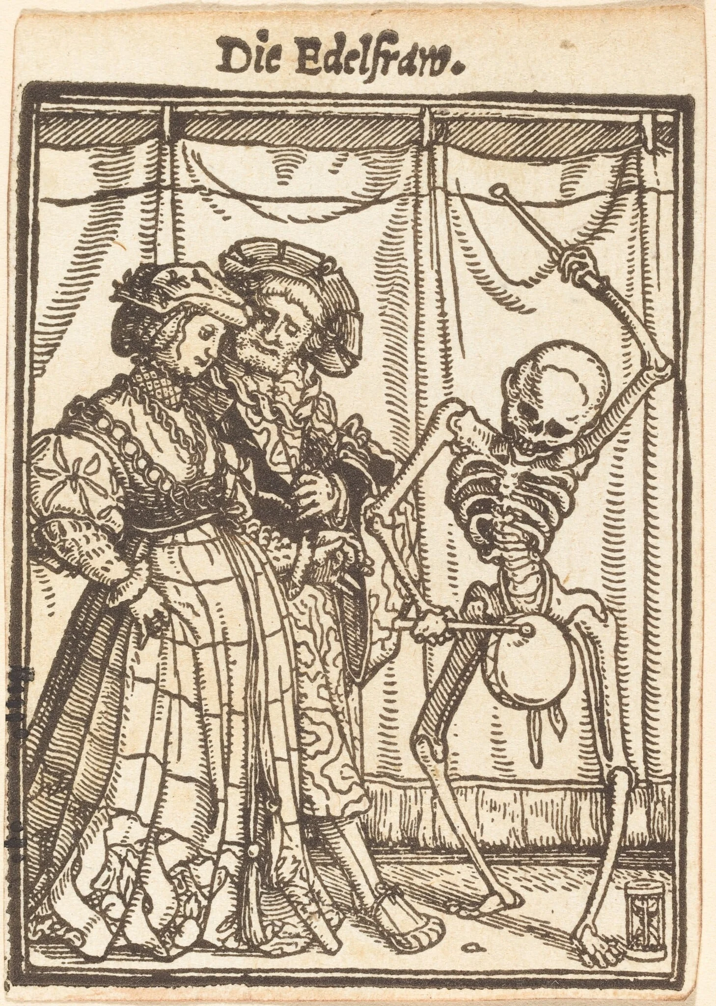 Die Edelfrau (The Noblewoman), by Hans Lützelburger, ink, 1526