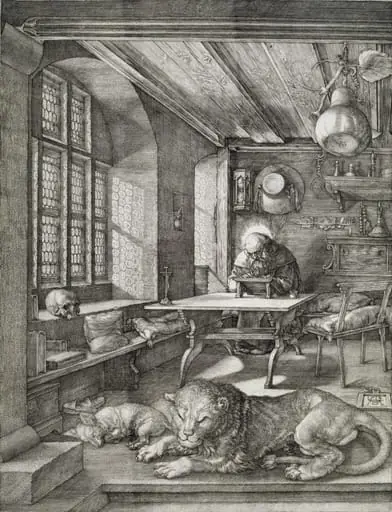 St Jerome in his Study