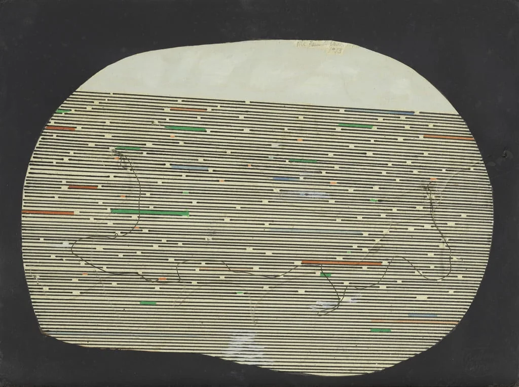 Untitled, by Rubén Núñez, gouache, 1953