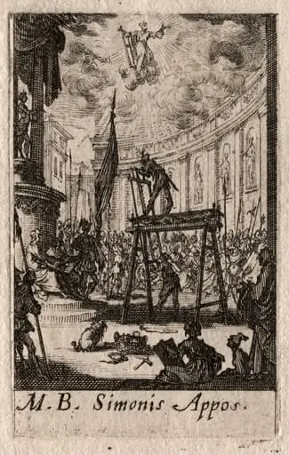 The Martyrdom of the Apostles:  St. Simon