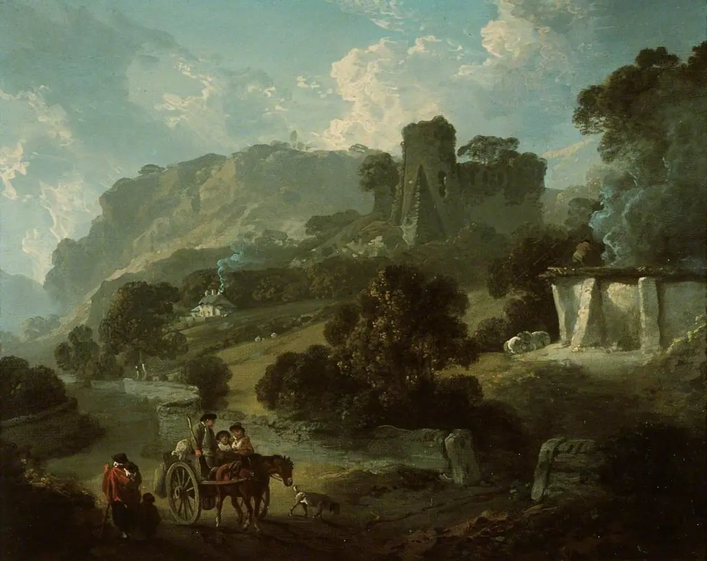 Return from Market, Castell Coch
