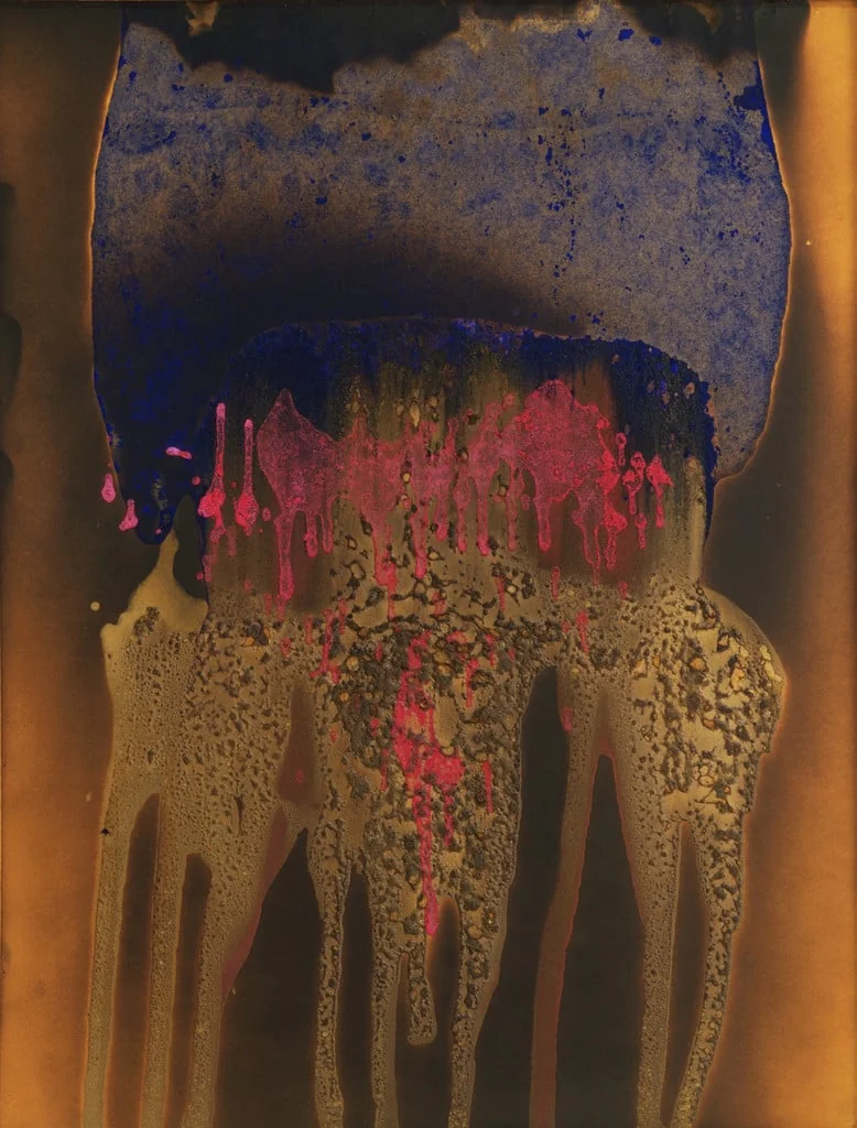 Untitled, by Yves Klein, paint, 1962