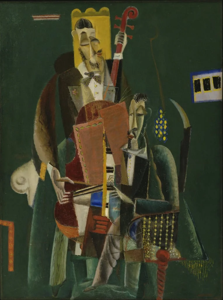 Untitled, by Max Weber, oil, 1917