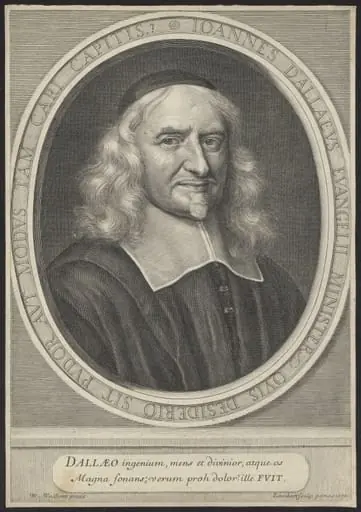 Portrait of Johannes Dallaeus/ Jean Daillé