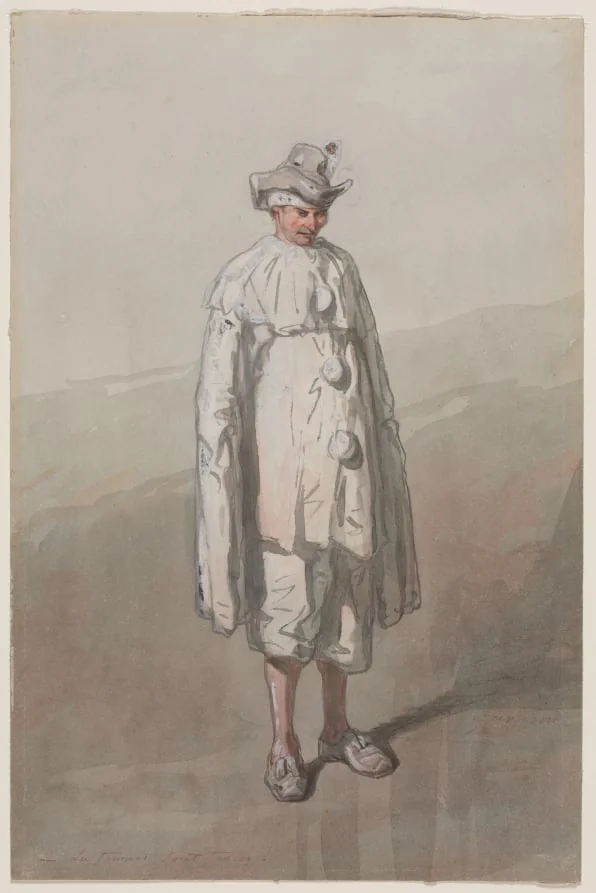 Pierrot, by Paul Gavarni, 1855