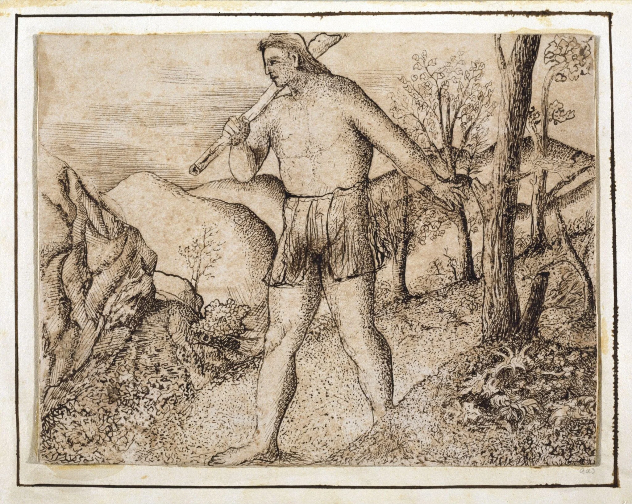 drawing from Ionides Album