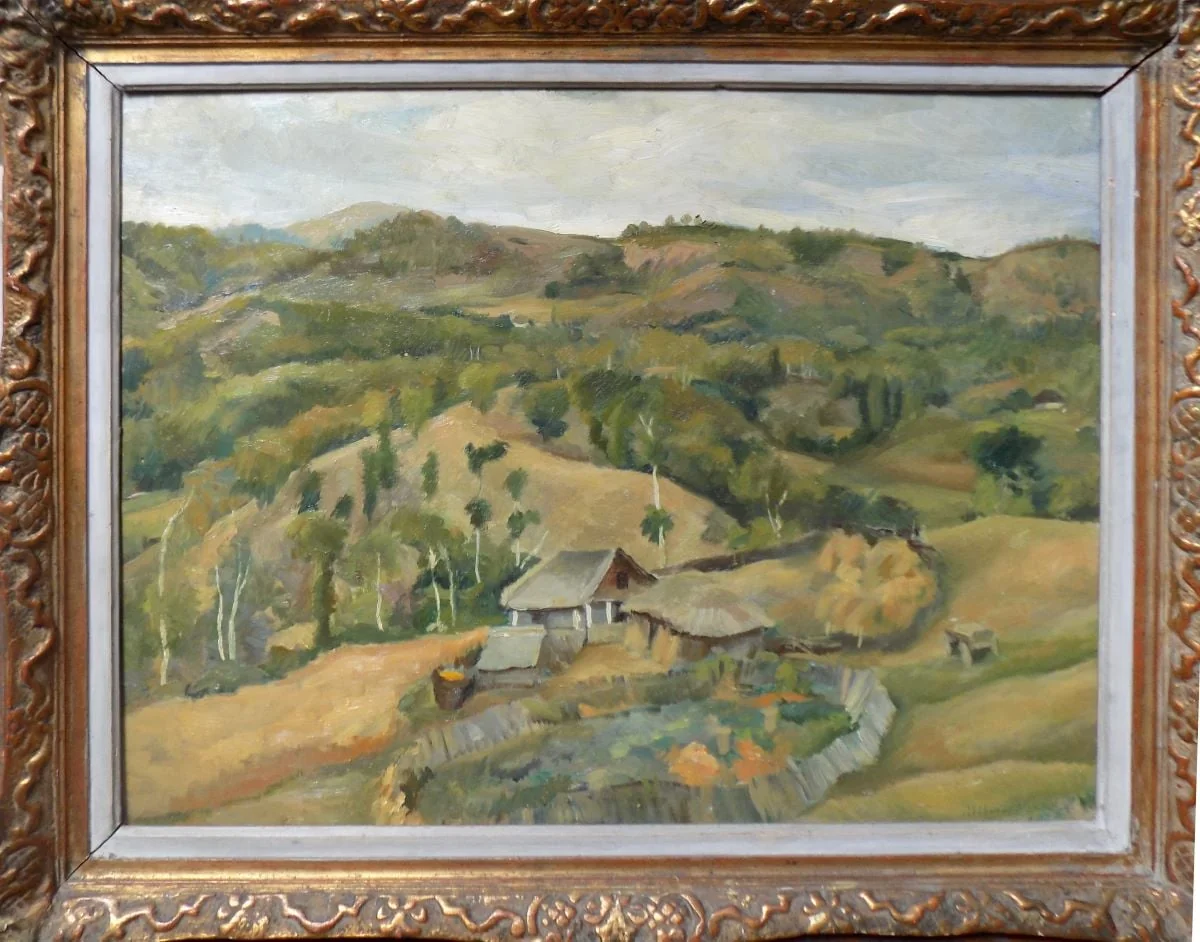 Peisaj la Mociaru (Mocearu, județul Buzău)