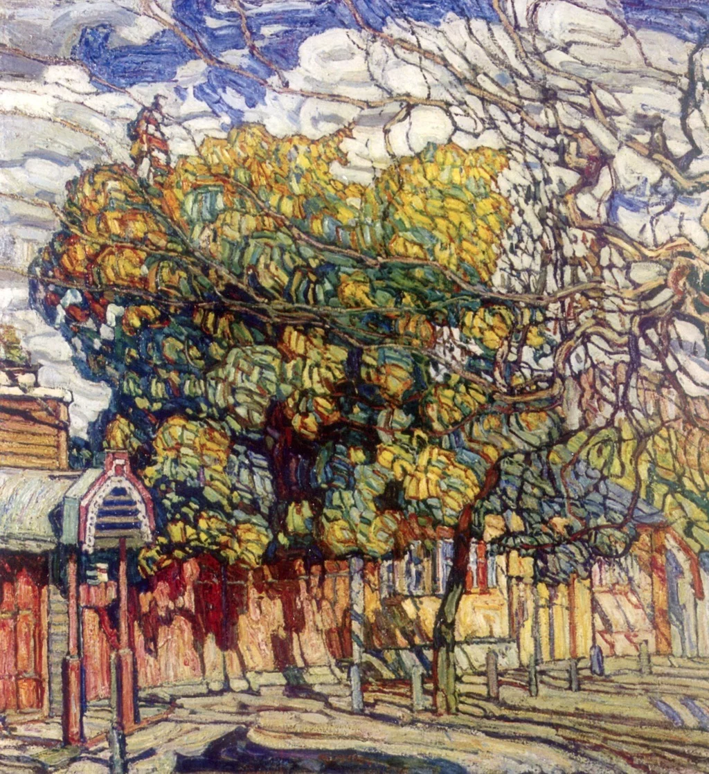Autumn, by Abraham A. Manievich, unspecified, 1914