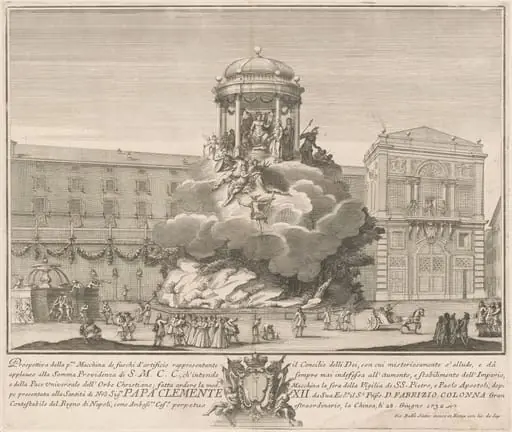 The Prima Macchina for the Chinea of 1732: The Council of the Gods