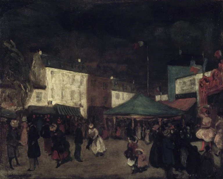 The Country Fair, by William James Glackens, oil, 1898