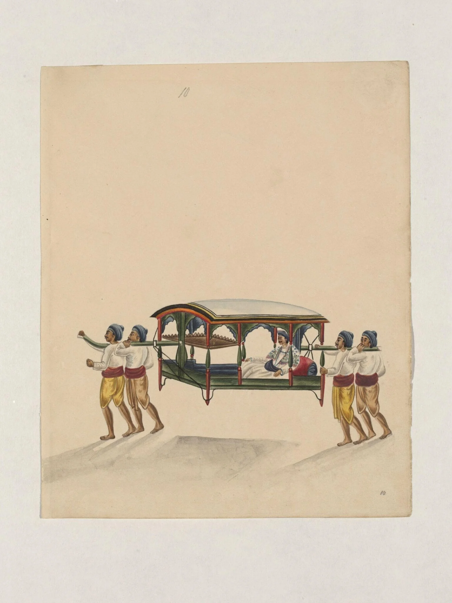 One of Forty-two drawings of occupations and conveyances, by Unknown, paint, 1815