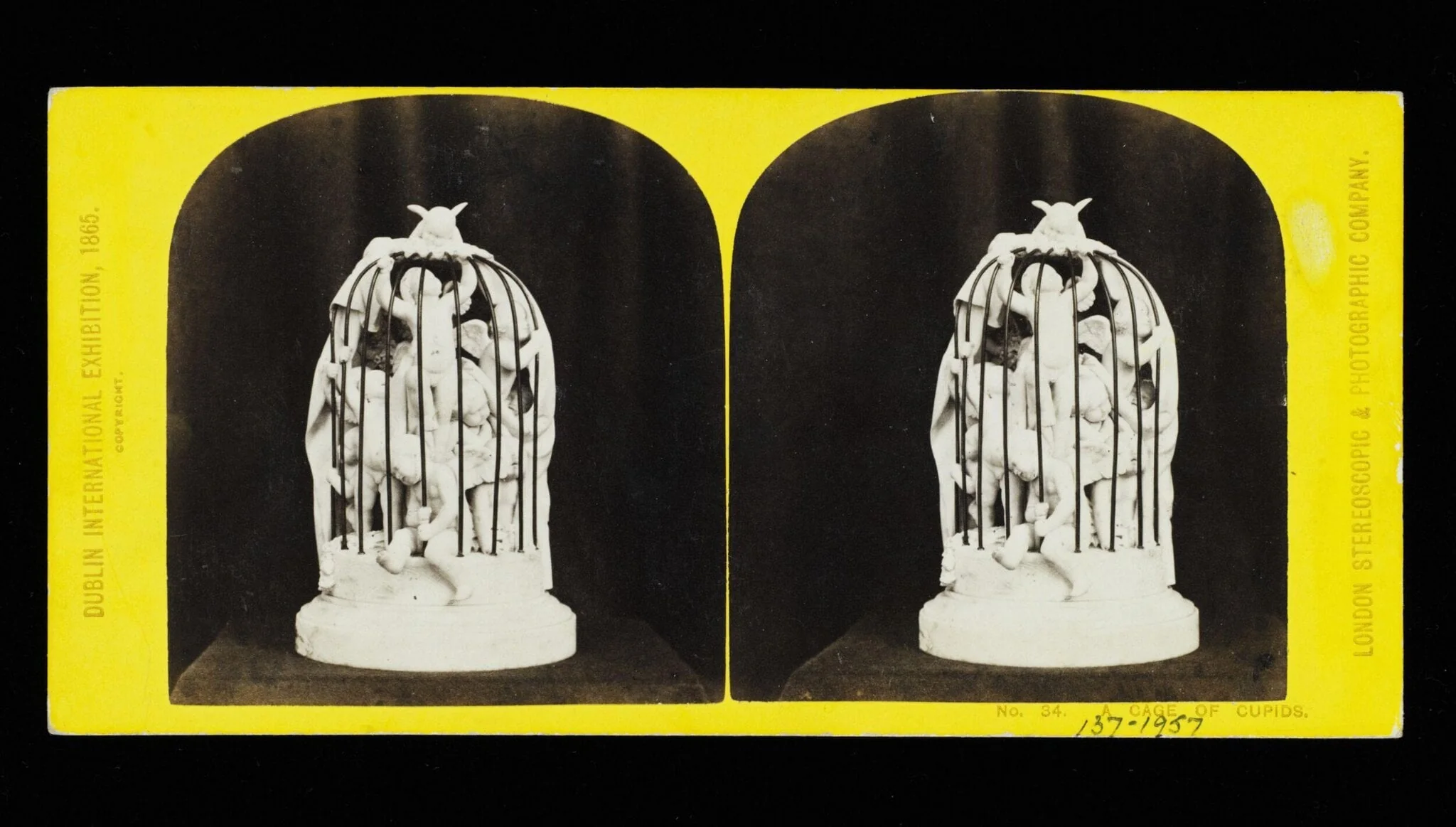 'A Cage of Cupids' at the Dublin International Exhibition 1865