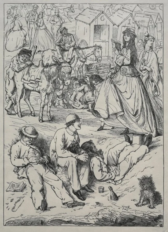What We Did at the Seaside - Nothing, by Unknown, 1862