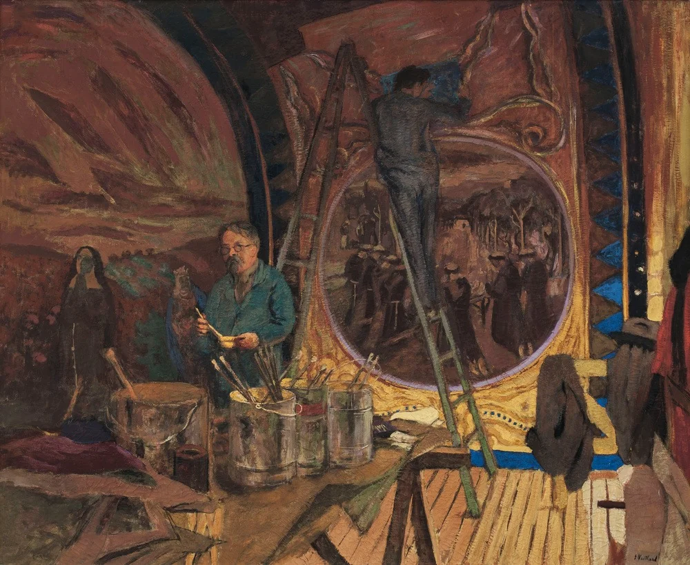 Portrait de Maurice Denis, by Édouard Vuillard, tempera, 1930