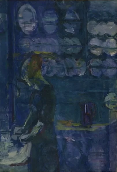 The Blue Kitchen, by Ludvig Karsten, oil, 1913