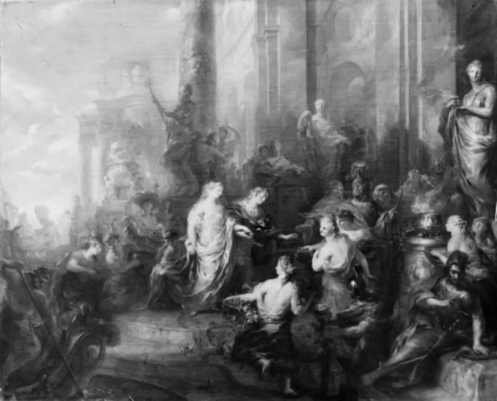 Mythological Scene, by Unknown, 1750