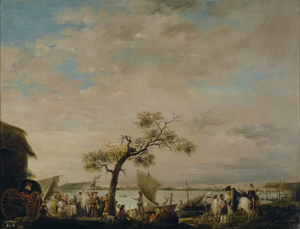 View of the Albufera in Valencia