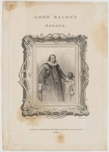 Lord Bacon's Essays - Title Page