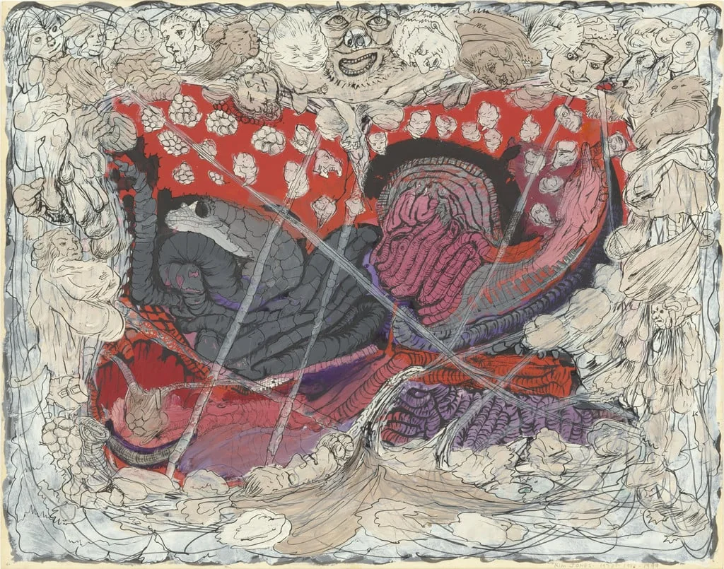 Untitled, by Kim Jones, ink, 1975
