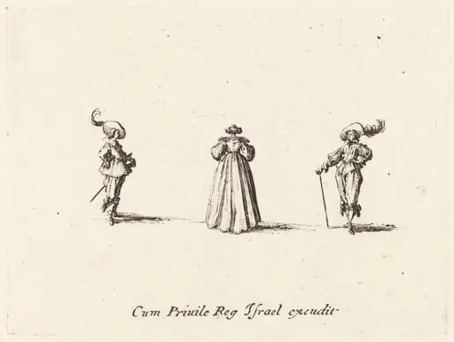 Lady Seen from Behind, and Two Gentlemen