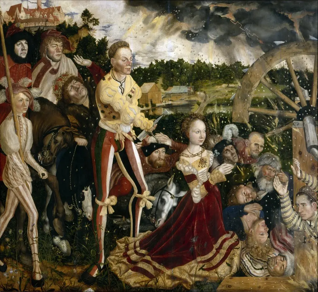 The Martyrdom of St Catharine (central panel)