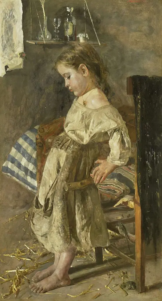 The poor child