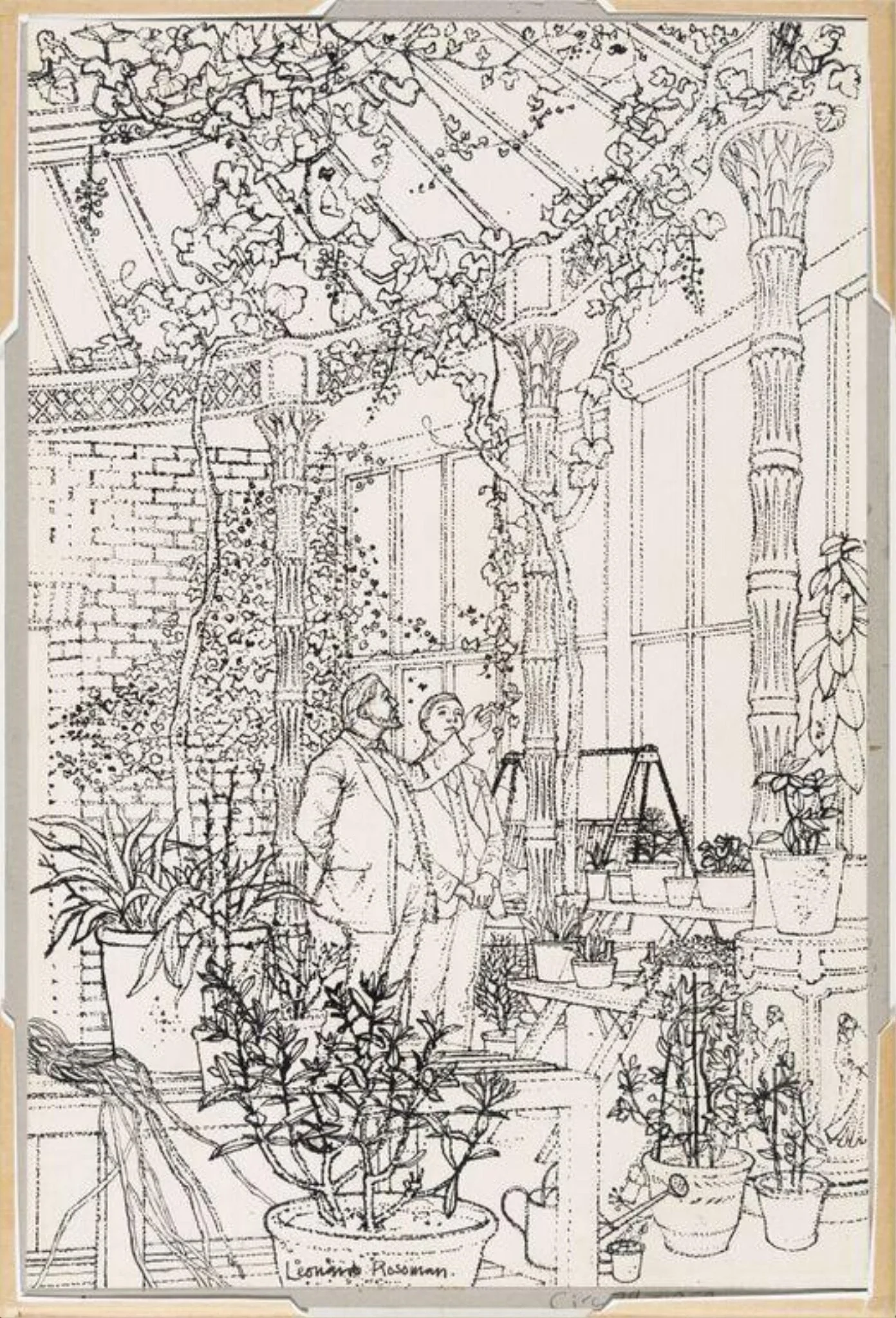 Untitled, by Leonard Henry Rosoman, 1950