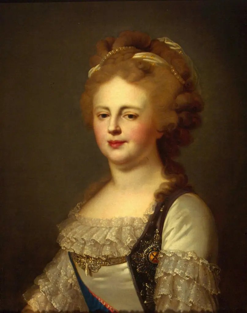 Portrait of Empress Maria Fiodorovna (copy)