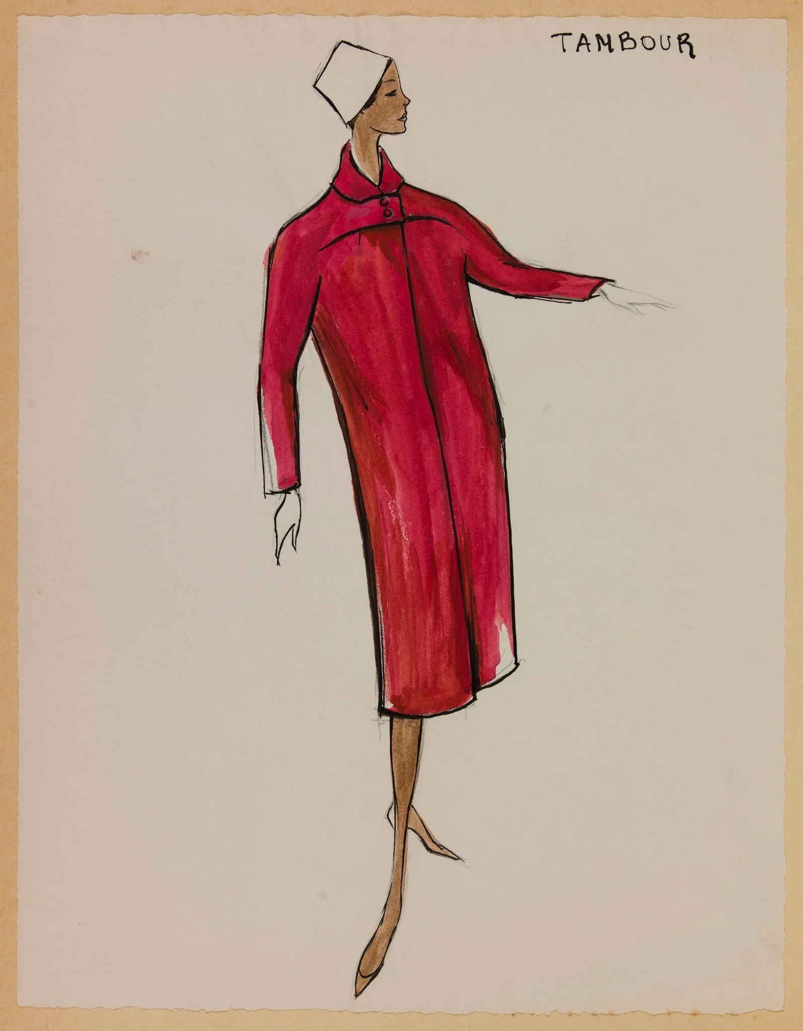 Tambour, by Carven, 1956