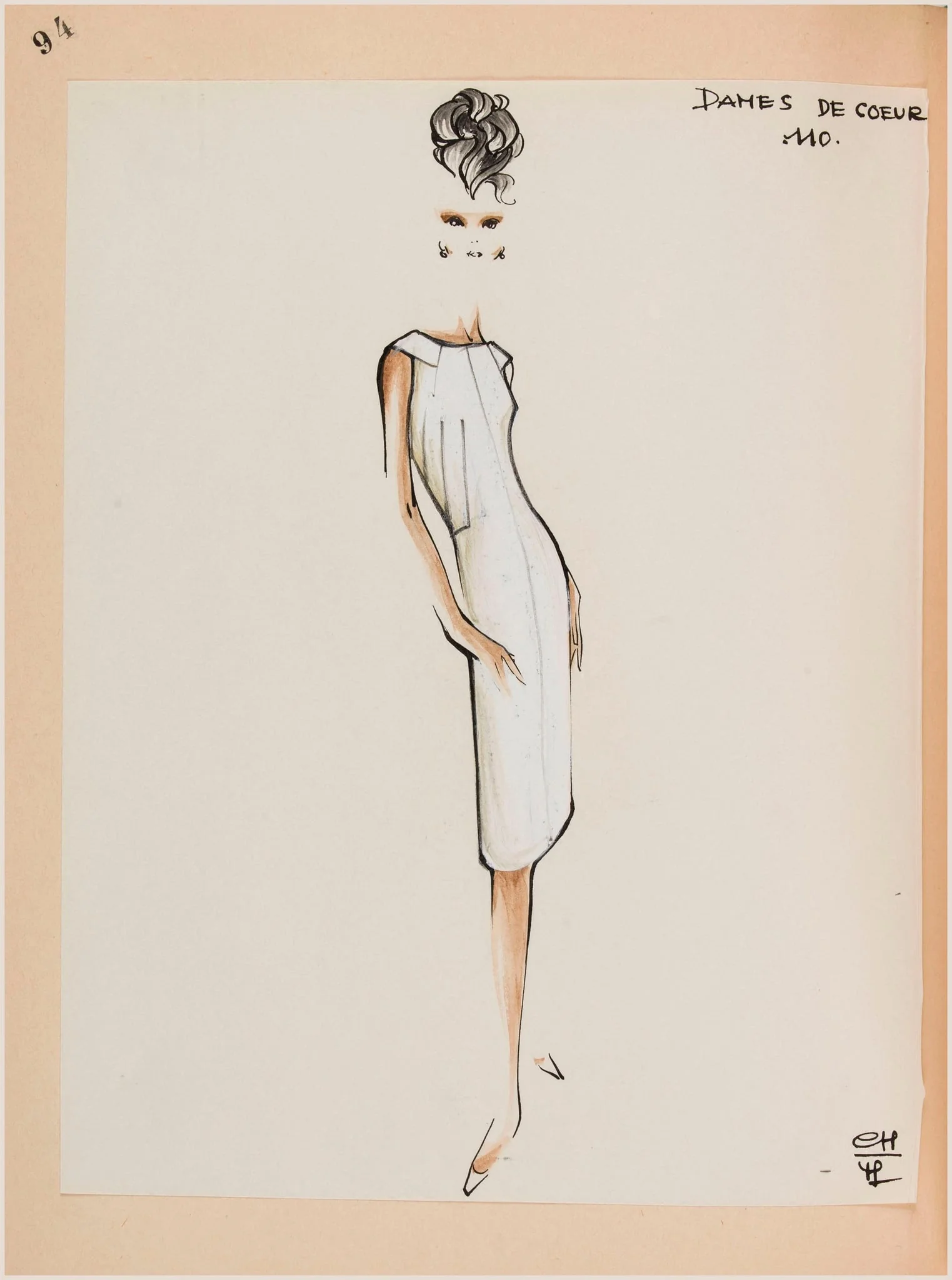 Dames de coeur, by Carven, 1963