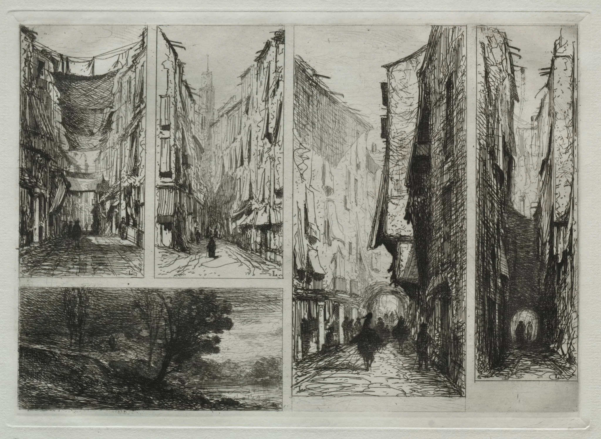 Bordeaux, by Maxime Lalanne, 1870